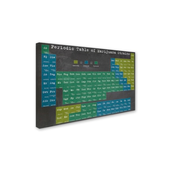 Potman 'Periodic Table' Canvas Art,12x19